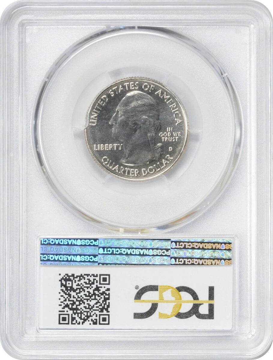 2017-D Effigy Mounds NP National Park Quarter MS66