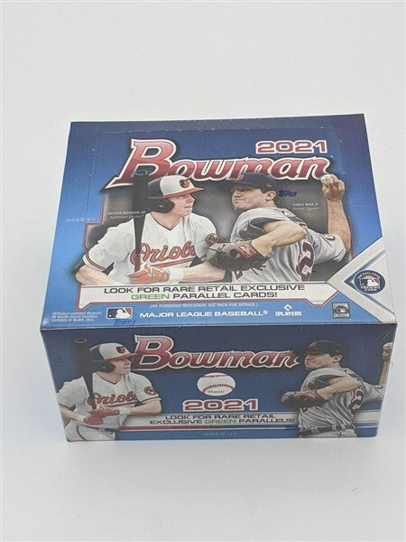 2021 Topps Bowman MLB Baseball Cards Factory Sealed 24 Pack Retail Box-1