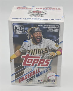 Factory Sealed 7 Pack Blaster Box 2021 Topps Series 2 Baseball Cards-2