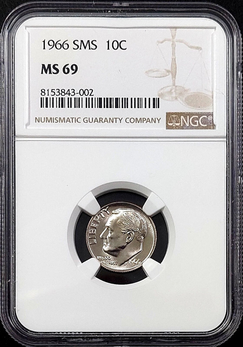 1966 SMS Kennedy Half Dollar certified MS 68 by NGC!-4