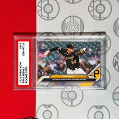 Graded 10 Paul Skenes Rookie Card #645 Pittsburgh RC 2024 Topps NOW-1