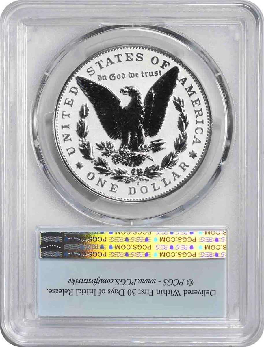 2024-S Morgan Silver Dollar from Two-Coin Reverse Proof Set PR69 FS PCGS-2