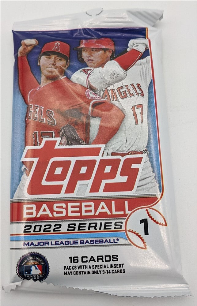 Lot of 4 Unopened 16 Card Retail Packs 2022 Topps Series 1 Baseball Cards-2