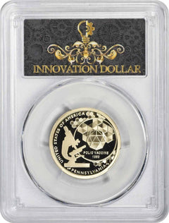 2019-S American Innovation Dollar PA Polio Vaccine PR69DCAM First Strike PCGS-1