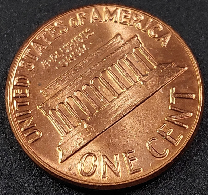 1970 D Lincoln Cent, NO FG Error! "Floating Roof"!-4
