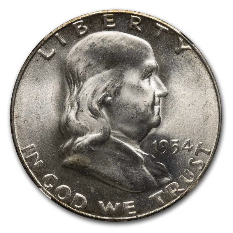 1954-S Franklin Half Dollar MS-65 NGC (FBL)-2