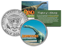 ARGENTINOSAURUS *Collectible Dinosaur* JFK Kennedy Half Dollar US Colorized Coin-1