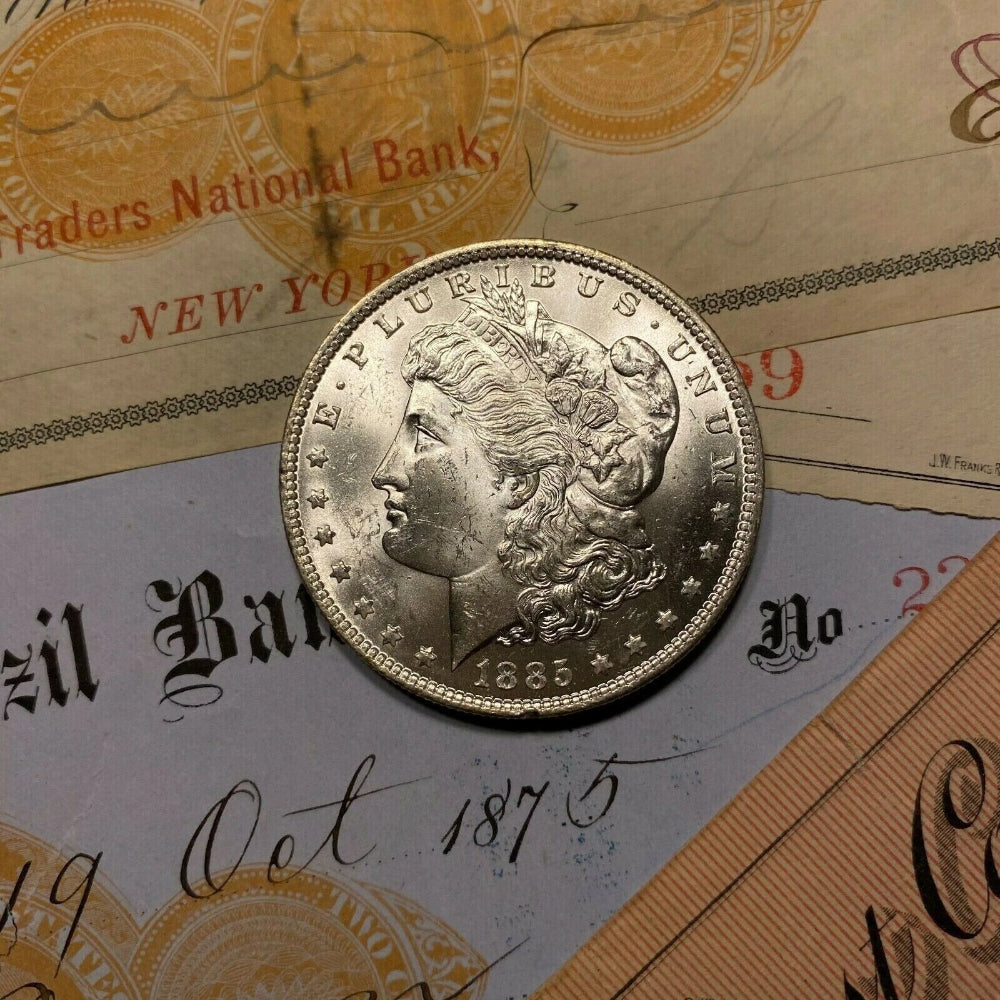 ✯(1) GEM BU O Morgan Silver Dollar From OBW Roll Estate Hoard ✯ O Mint Unc ✯-6