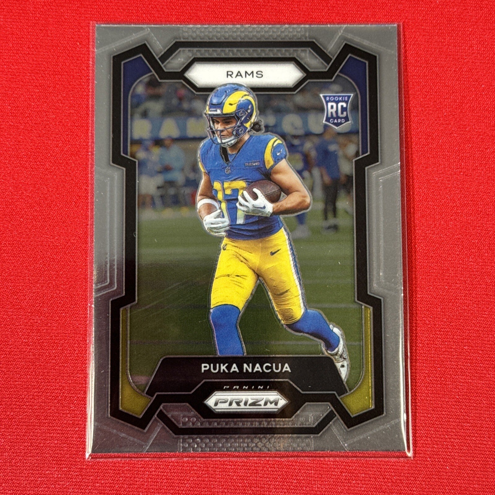 Puka Nacua 2023 Panini Prizm Rookie Card #357 Los Angeles Rams RC BMWT