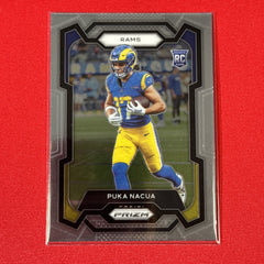 Puka Nacua 2023 Panini Prizm Rookie Card #357 Los Angeles Rams RC BMWT-1