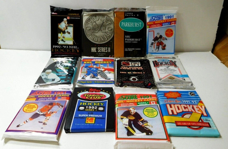 Lote enorme de 120 cartas de hockey, inventario de tienda, envío gratuito, autos y juegos usados.-1