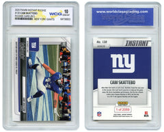 2025 NFL Panini CAM SKATTEBO NY Giants RB ROOKIE CARD RC #138 - GEM MINT 10-1