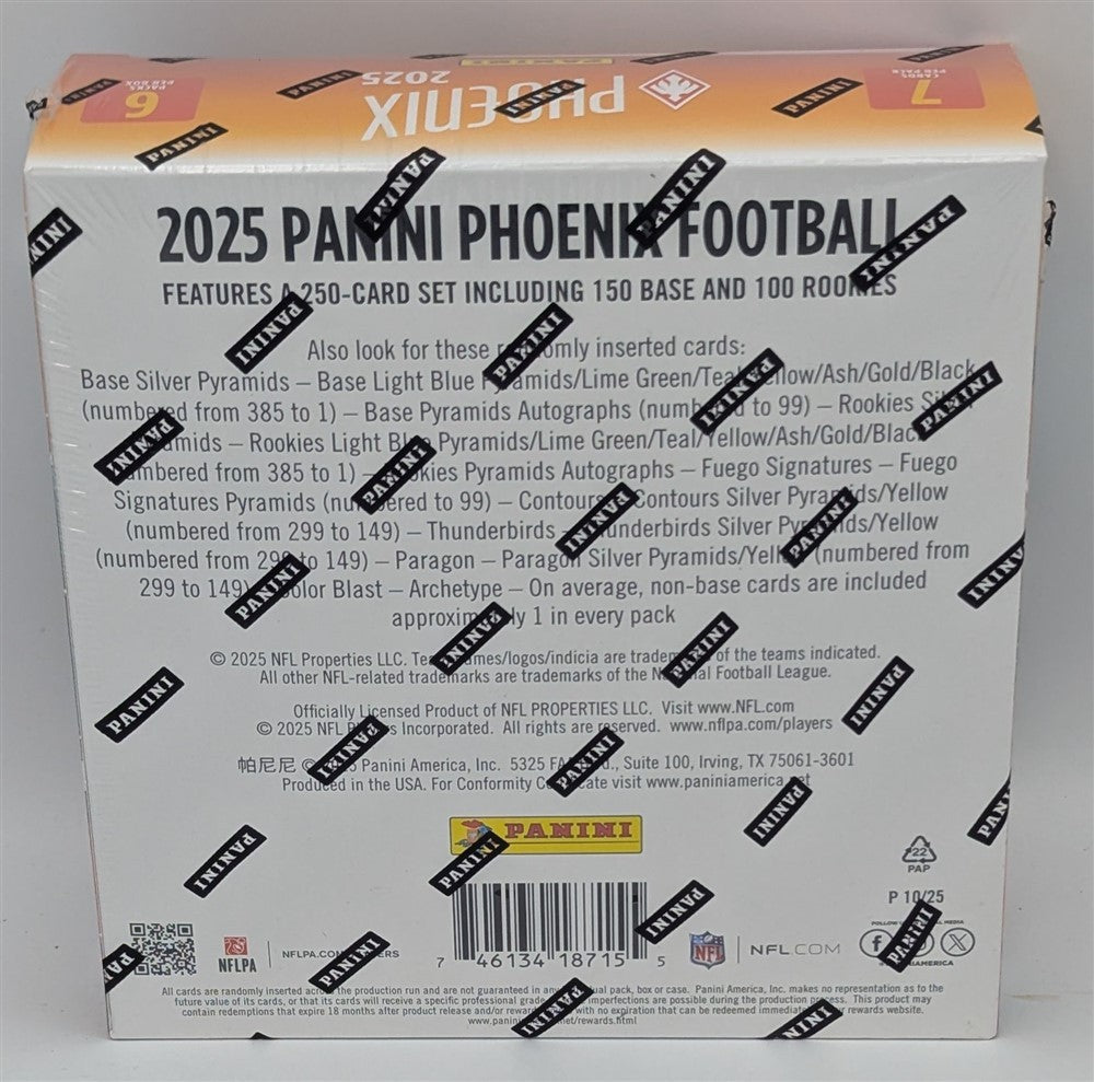 Factory Sealed Mega Box 2025 Panini Phoenix NFL Football Cards-3