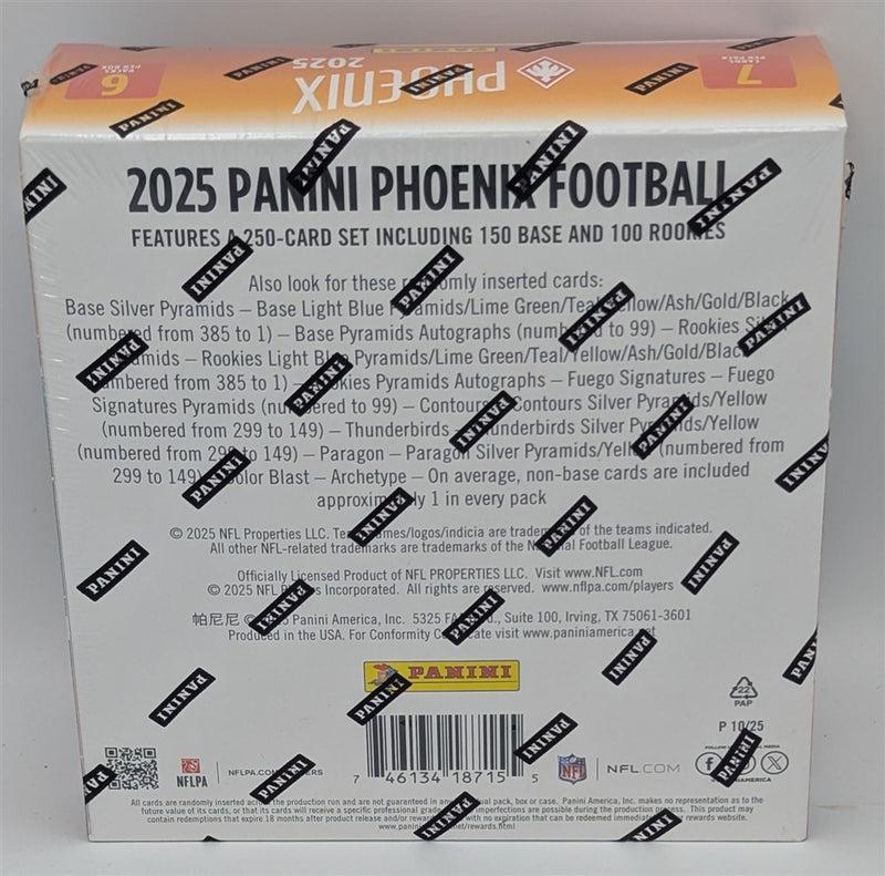 Factory Sealed Mega Box 2025 Panini Phoenix NFL Football Cards-3