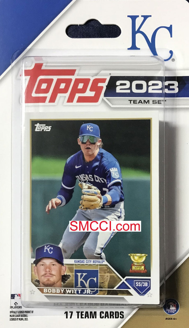 Kansas City Royals 2023 Topps Factory Sealed Team Set with 4 Rookie Cards Plus-1