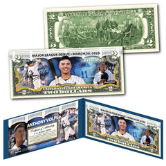 ANTHONY VOLPE NY Yankees ROOKIE RC Major League Baseball Debut Licensed $2 Bill-2