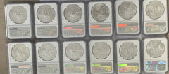 ✯ Estate Coin US American Silver Eagle ✯ PCGS/NGC Graded Unc .999 MS70 ✯ Note*✯-2