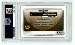 Jonathan India 2021 Topps Transcendent Collection VIP 1/1 RC Auto In PSA 10 Auto-2