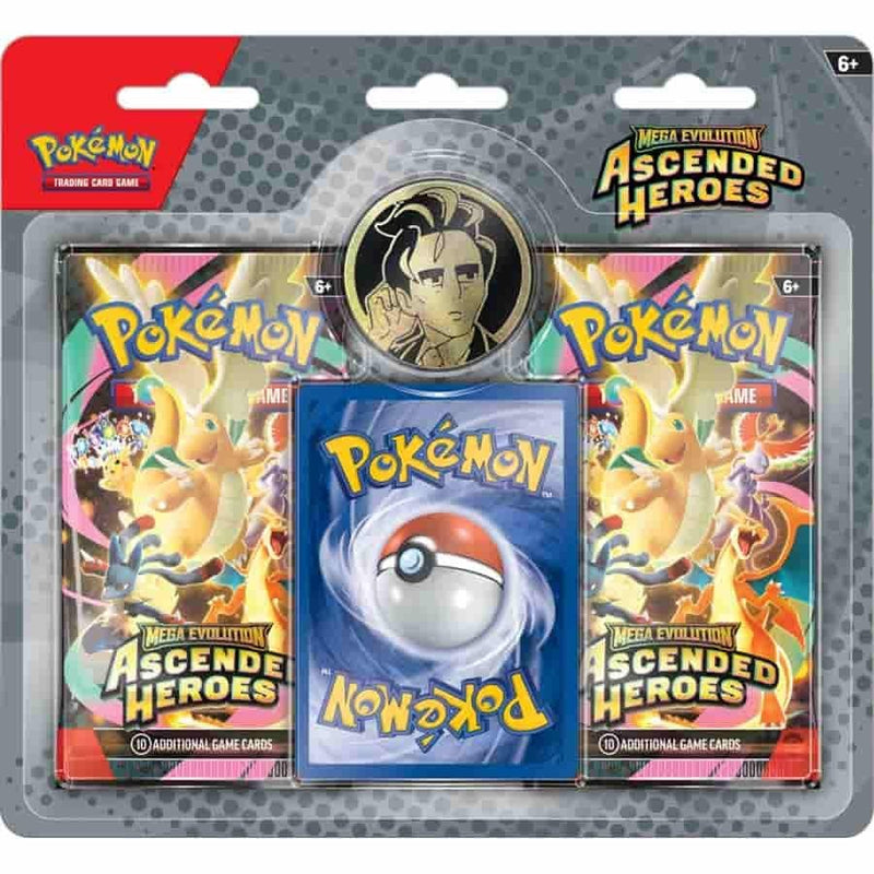 Pokemon Mega Evolution: Ascended Heroes 2-Pack Blister Collection New Sealed-1