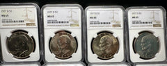 Estate Coin Lot 5x US Eisenhower Ike Dollars ✯ PCGS Certified✯ S P D Proof Unc-3
