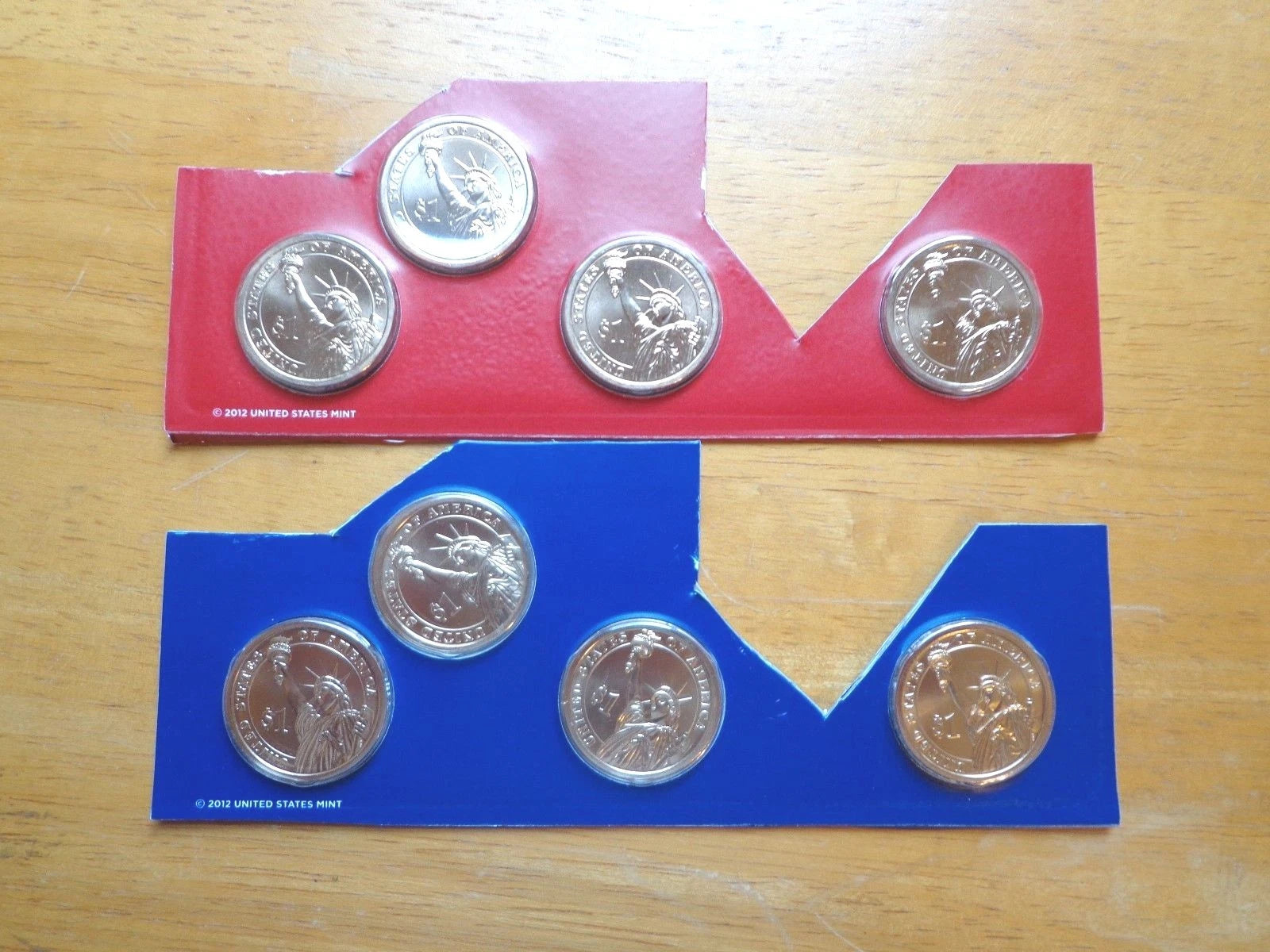 2013 P & D Presidential Dollar 8 Coin Set Lot Sealed Uncirculated Mint Cello-2