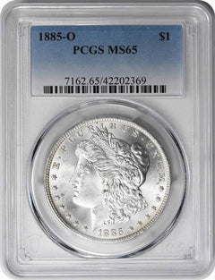 1885-O Morgan Silver Dollar MS65 PCGS-1