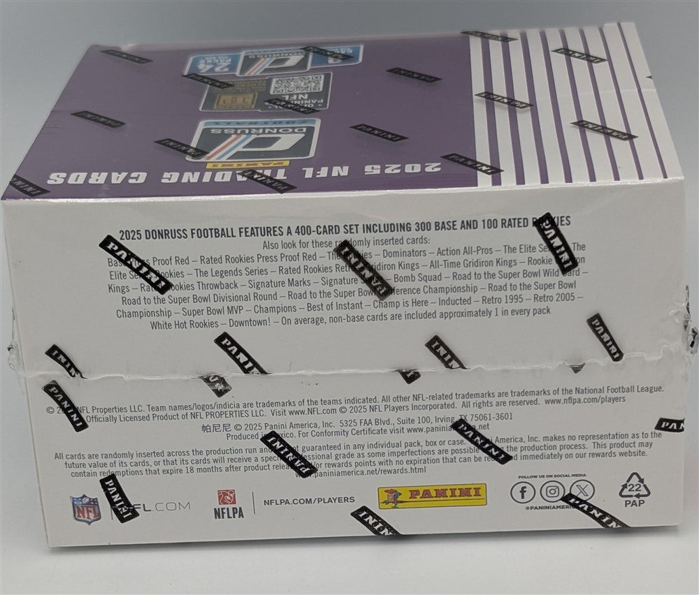 Factory Sealed Retail Box 2025 Panini Donruss NFL Football Trading Cards-3