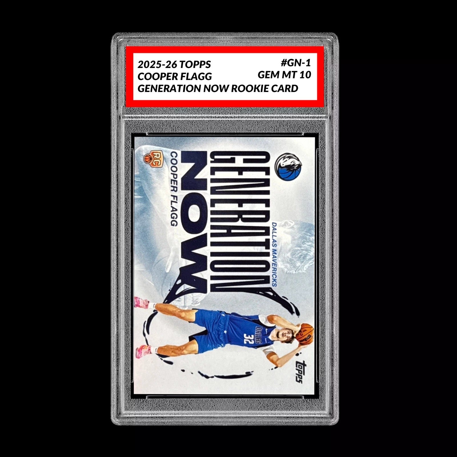 Graded 10 COOPER FLAGG #GN-1 ROOKIE RC 2025-26 Topps Basketball -