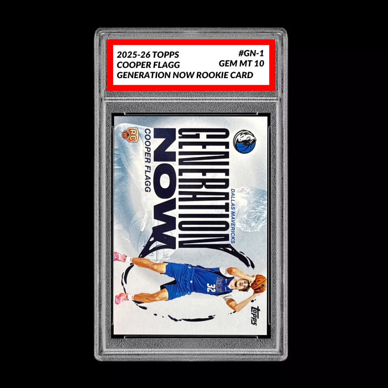 Graded 10 COOPER FLAGG #GN-1 ROOKIE RC 2025-26 Topps Basketball --1