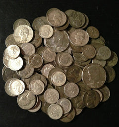 OLD US COINS COLLECTION ~ 90% SILVER LOT ~ HOARD Pre1964 UNC BULLION BAR ~-1