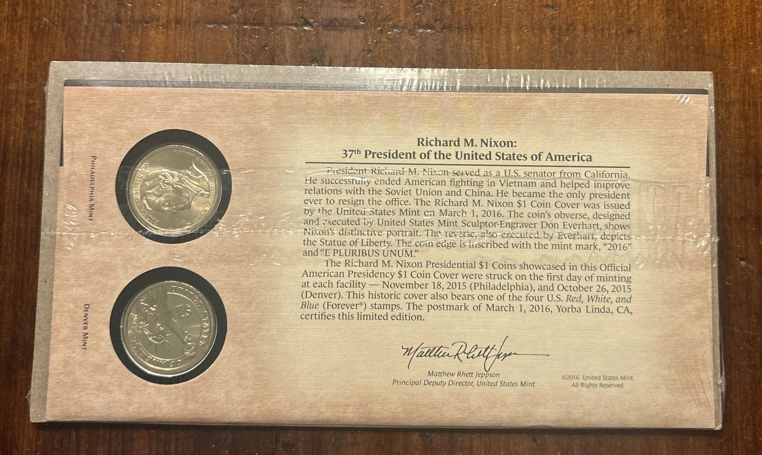 2016 Richard M. Nixon P&D Presidential Dollars-2