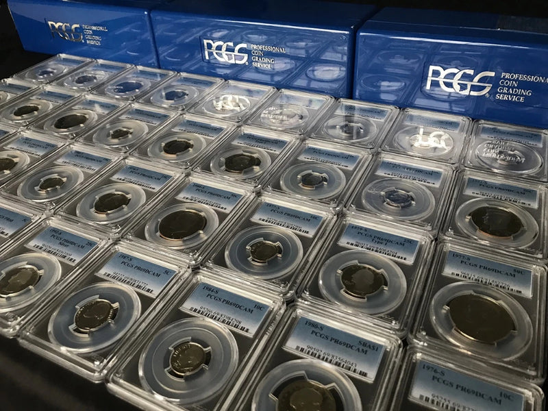 ✯ LOT OF (2) PCGS Slabbed GRADED U.S. Proof Coins ✯ ESTATE HOARD SALE!-2