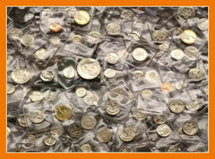 VENTA DE LOTE DE BIENES RAÍCES ~ MONEDAS DE LA CASA DE LA MONEDA DE EE. UU. A PRUEBA DE GEMA ~ DÓLARES, MITADES Y CENTAVOS 1960-2010-2