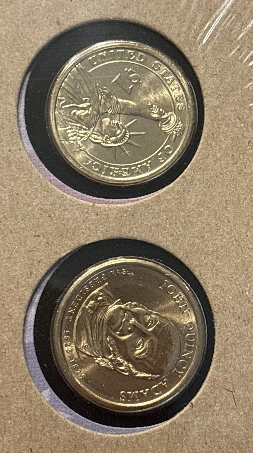 2008 P&D John Quincy Adams Presidential Dollars-2