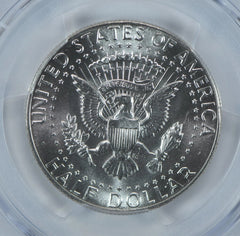 Moneda de medio dólar Kennedy de 1970-D MS65 PCGS Etiqueta Azul-3