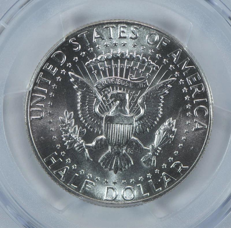 Moneda de medio dólar Kennedy de 1970-D MS65 PCGS Etiqueta Azul-3