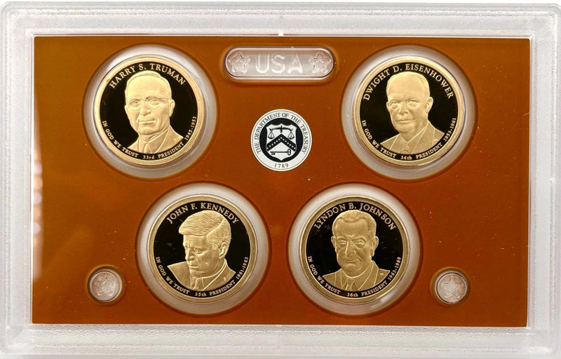 2007-2016 Presidential Dollar 39 Coin S Proof Set wOriginal Mint Lenses (No COA)-2