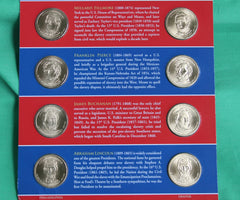 2010 Presidential $1 Coin Uncirculated Set 8 Golden BU Dollars US Mint SEALED-2