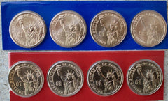 2007 4 presidentia coin set BU United States $1 Coins-2