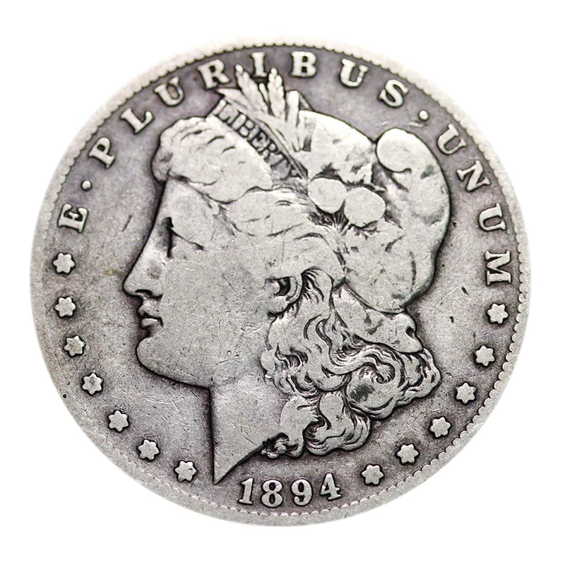 1921 年以前發行的 90% 銀質摩根銀元（1878-1904 年），流通品相良好或更佳。