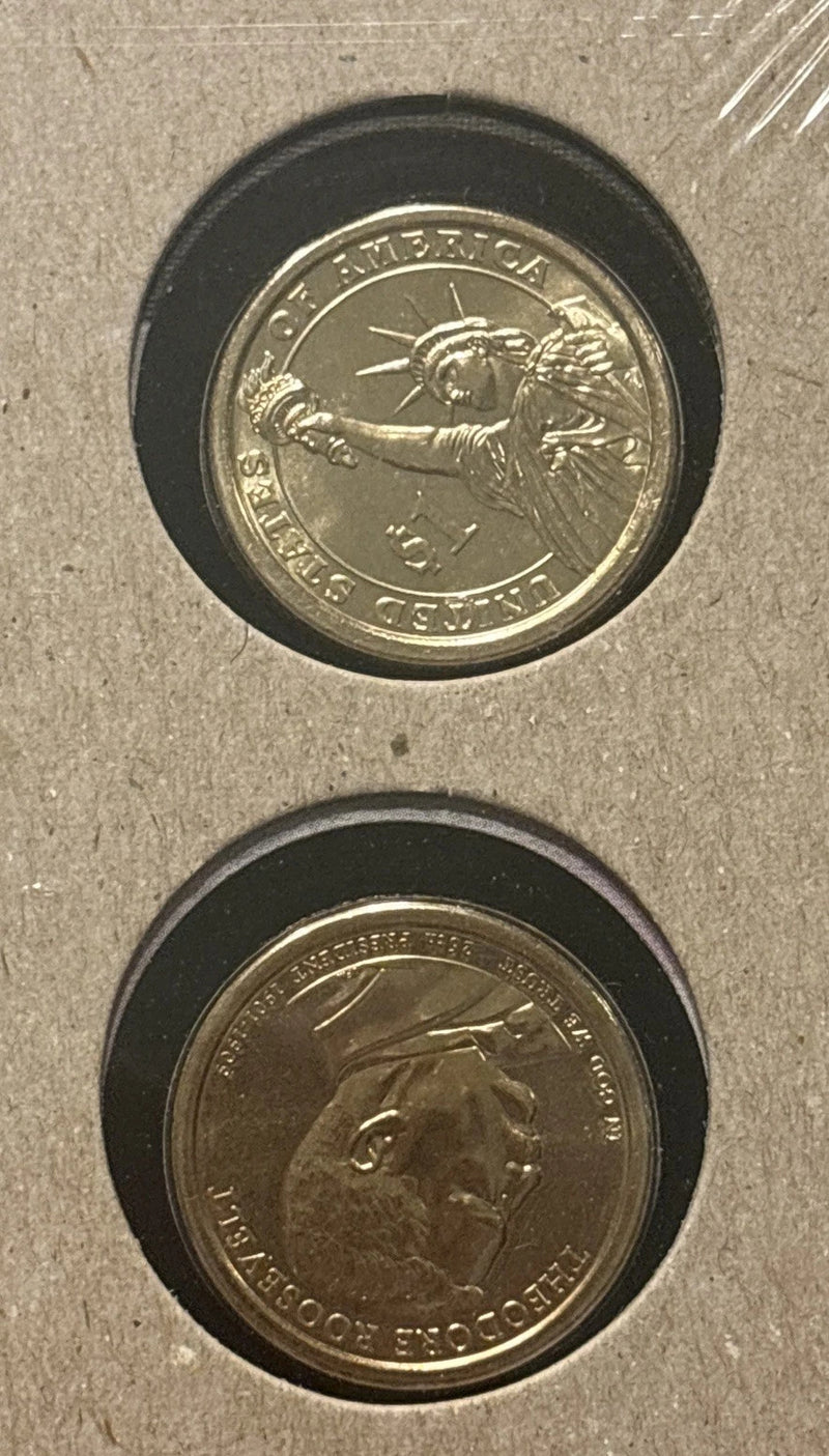 2013 Theodore Roosevelt P&D Presidential Dollars-2