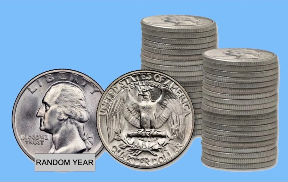 1 oz UNCIRCULATED 90% Lot ~ Silver Bar US Coins & Bullion Pre-1964 ~ Estate BU-3