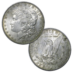 Dólar Morgan de plata al 90 % anterior a 1921 (1878-1904) Casi sin circular-2