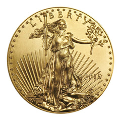 Moneda American Eagle de oro de 1/10 onza, $5 BU - Fecha aleatoria-2