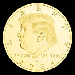Rare 2024 US Donald Trump President Gold Eagle Collectible Collection Coin-2