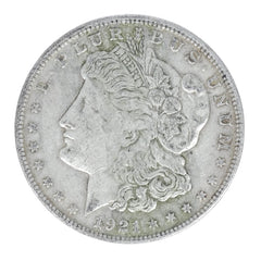 1921年 - 含銀量90%的摩根銀元（殘次品）-2