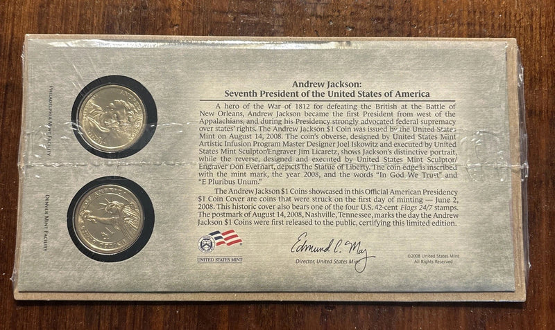 2008 P&D Andrew Jackson Presidential Dollars-2