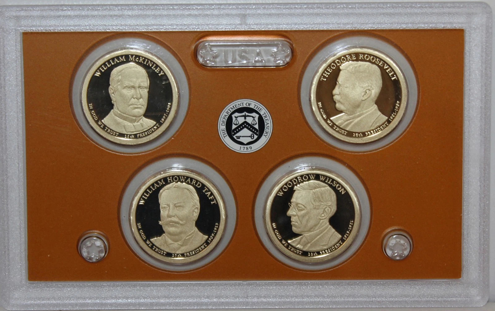 2013 Presidential Dollar US Mint Poof Set - (OGP) 4 coins-2