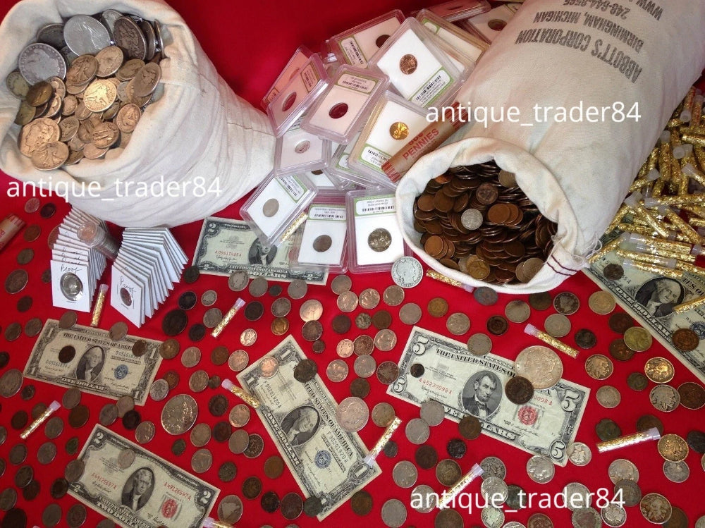 ✯ Estate Lot Sale ✯ Old US Coins ✯ Gold / Silver / Currency / Proof + BONUS ✯