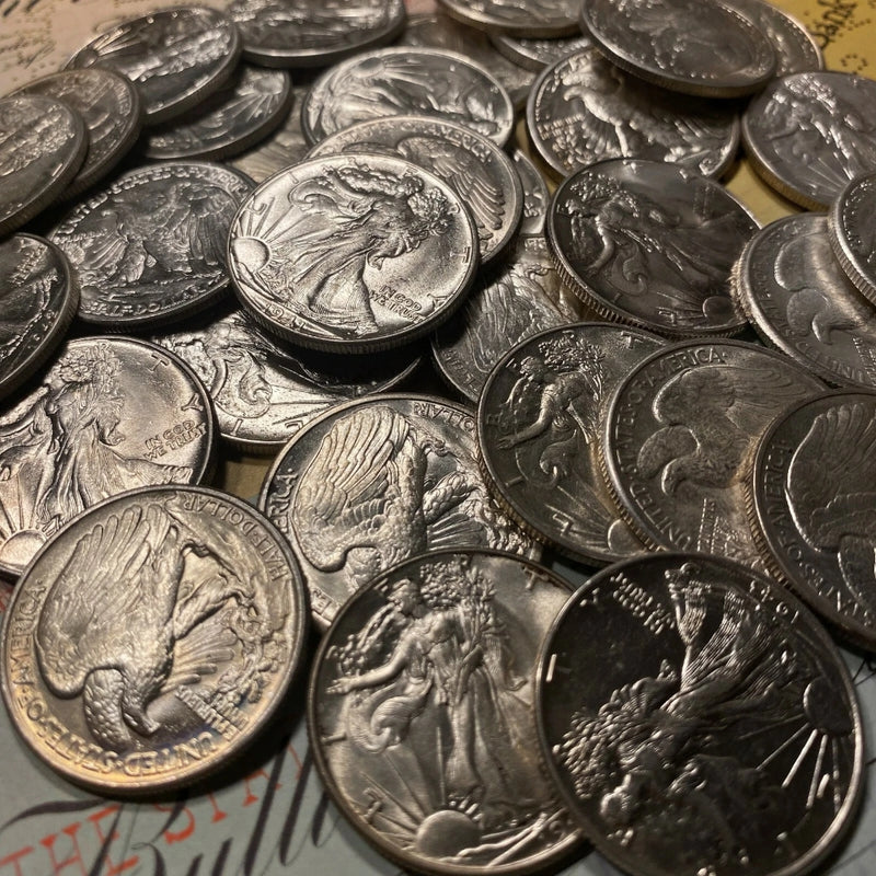 ✯Estate Coin Lot Walking Liberty Half Dollars Uncirculated UNC MS BU+ ✯-7